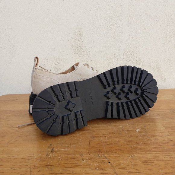 & Other Stories Chunky Suede Derby Shoes - Picture 8 of 12